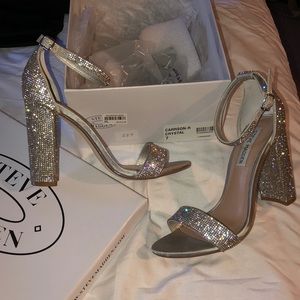 Steve Madden Carson Crystal Heeled Sandal